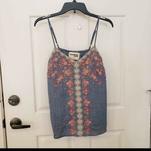 Savanna Jane large summer Embroidered Tank Top